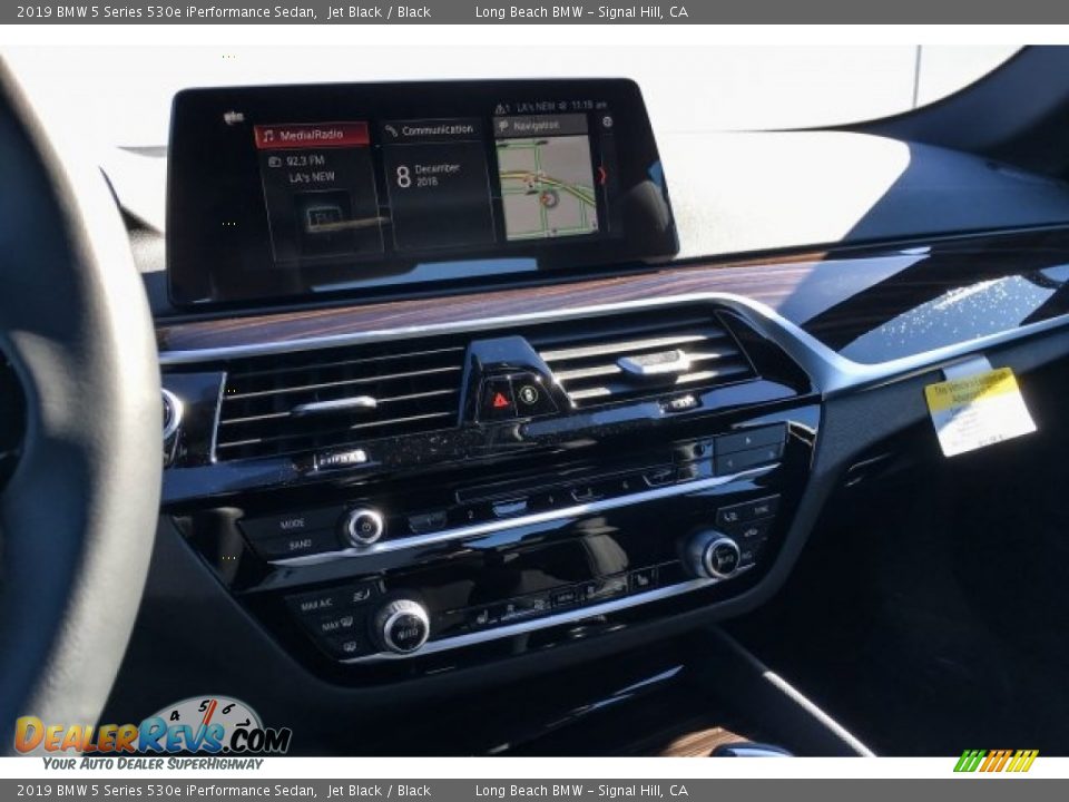 2019 BMW 5 Series 530e iPerformance Sedan Jet Black / Black Photo #6