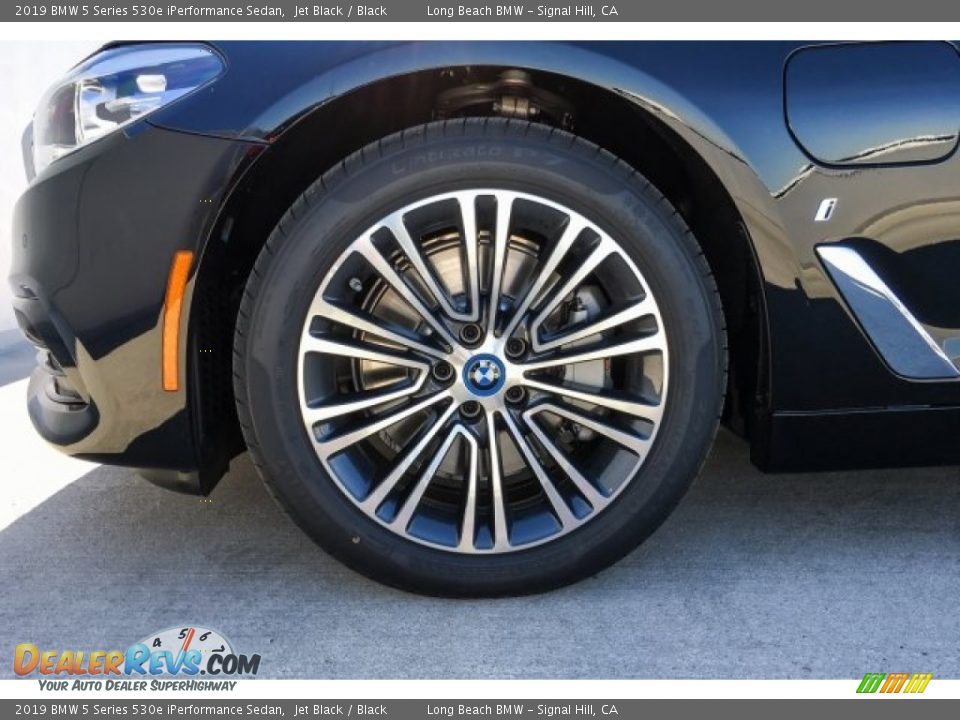 2019 BMW 5 Series 530e iPerformance Sedan Jet Black / Black Photo #9