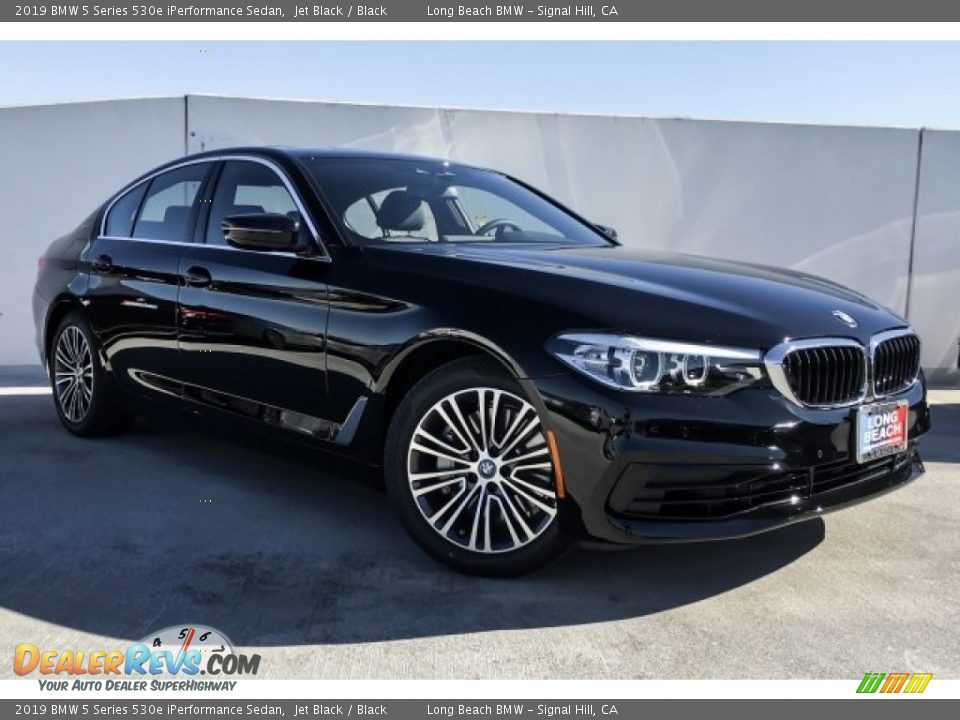 2019 BMW 5 Series 530e iPerformance Sedan Jet Black / Black Photo #12