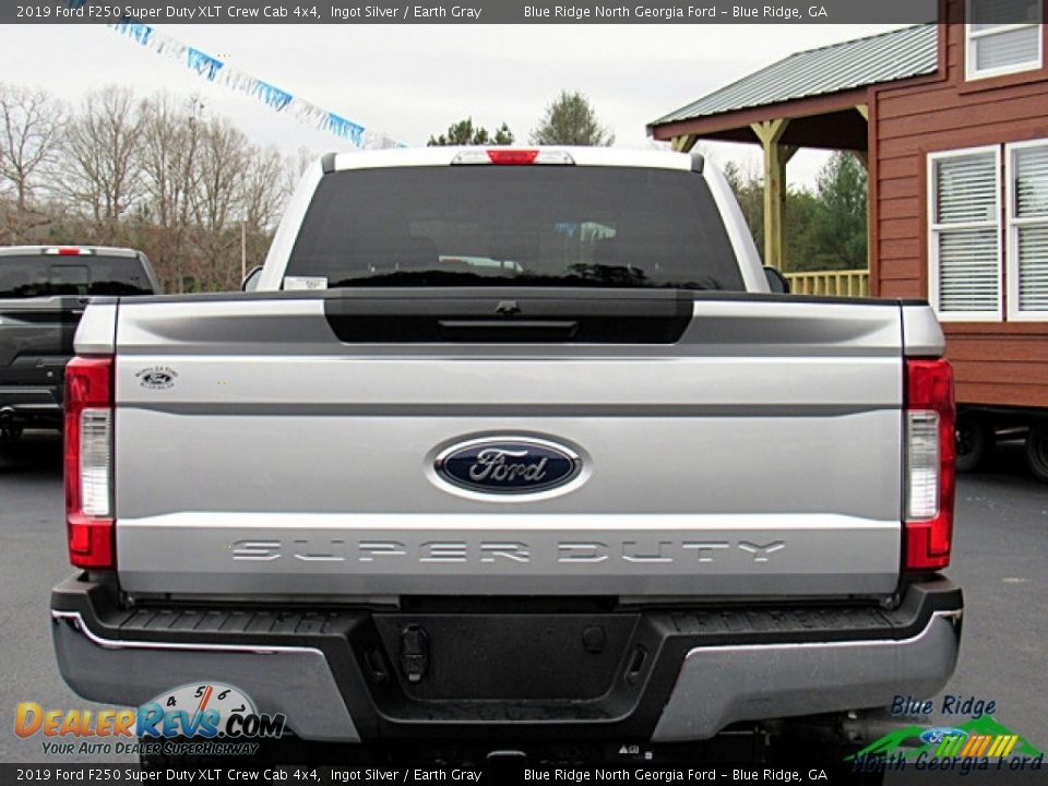 2019 Ford F250 Super Duty XLT Crew Cab 4x4 Ingot Silver / Earth Gray Photo #4