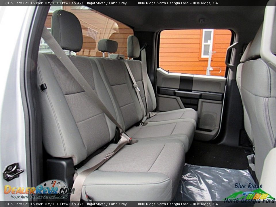 2019 Ford F250 Super Duty XLT Crew Cab 4x4 Ingot Silver / Earth Gray Photo #12