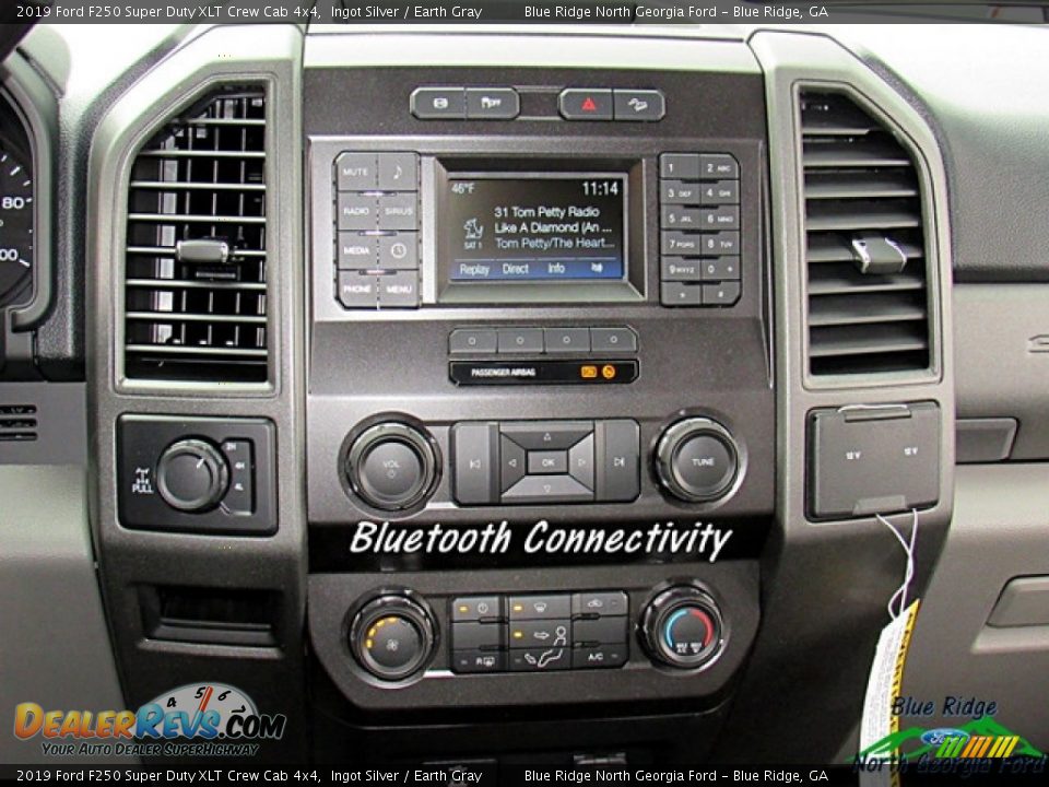 2019 Ford F250 Super Duty XLT Crew Cab 4x4 Ingot Silver / Earth Gray Photo #15