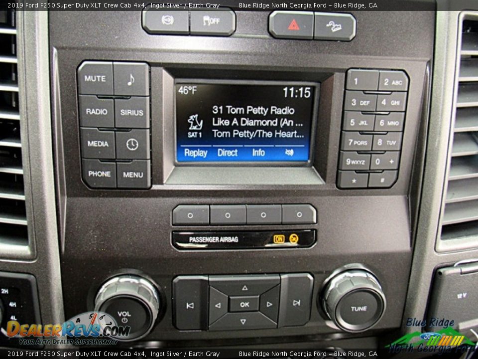 2019 Ford F250 Super Duty XLT Crew Cab 4x4 Ingot Silver / Earth Gray Photo #16