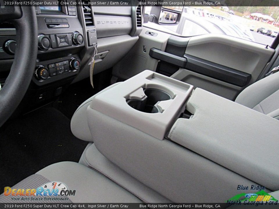 2019 Ford F250 Super Duty XLT Crew Cab 4x4 Ingot Silver / Earth Gray Photo #21