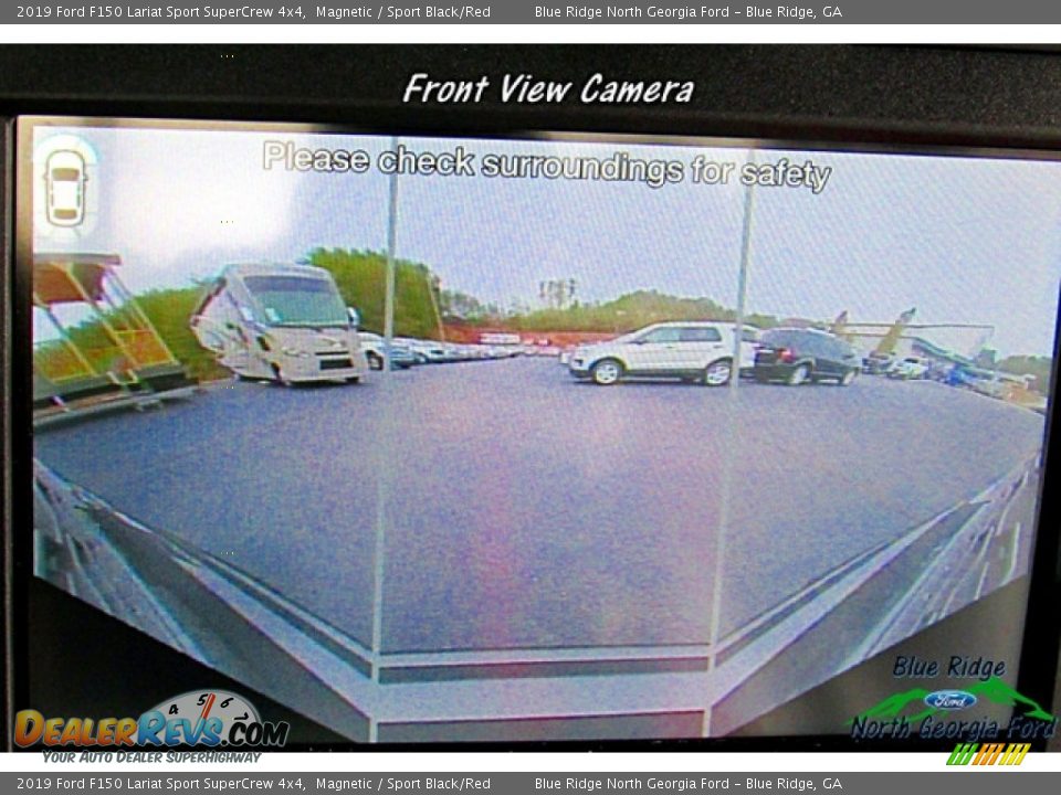 2019 Ford F150 Lariat Sport SuperCrew 4x4 Magnetic / Sport Black/Red Photo #23