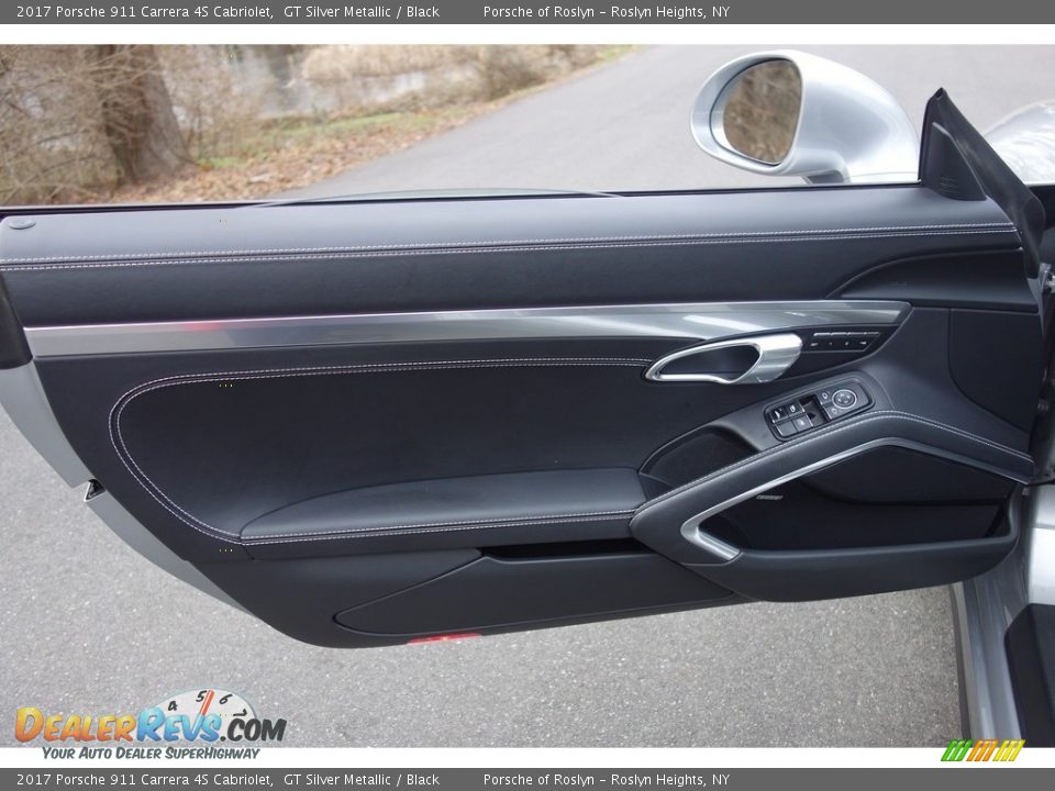 2017 Porsche 911 Carrera 4S Cabriolet GT Silver Metallic / Black Photo #11