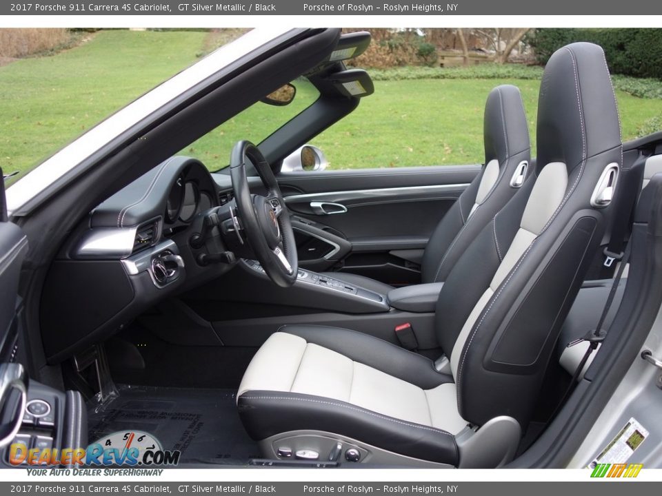 2017 Porsche 911 Carrera 4S Cabriolet GT Silver Metallic / Black Photo #12