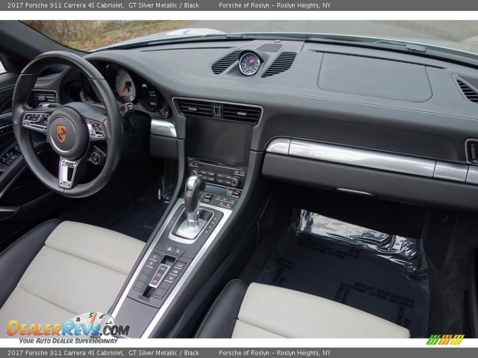 2017 Porsche 911 Carrera 4S Cabriolet GT Silver Metallic / Black Photo #13