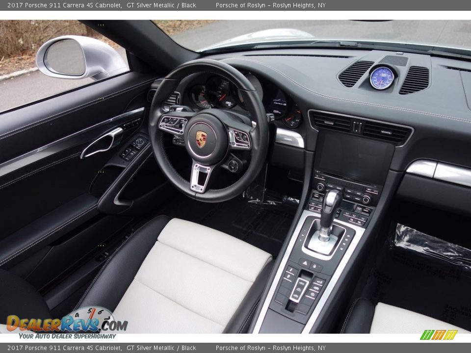 2017 Porsche 911 Carrera 4S Cabriolet GT Silver Metallic / Black Photo #14