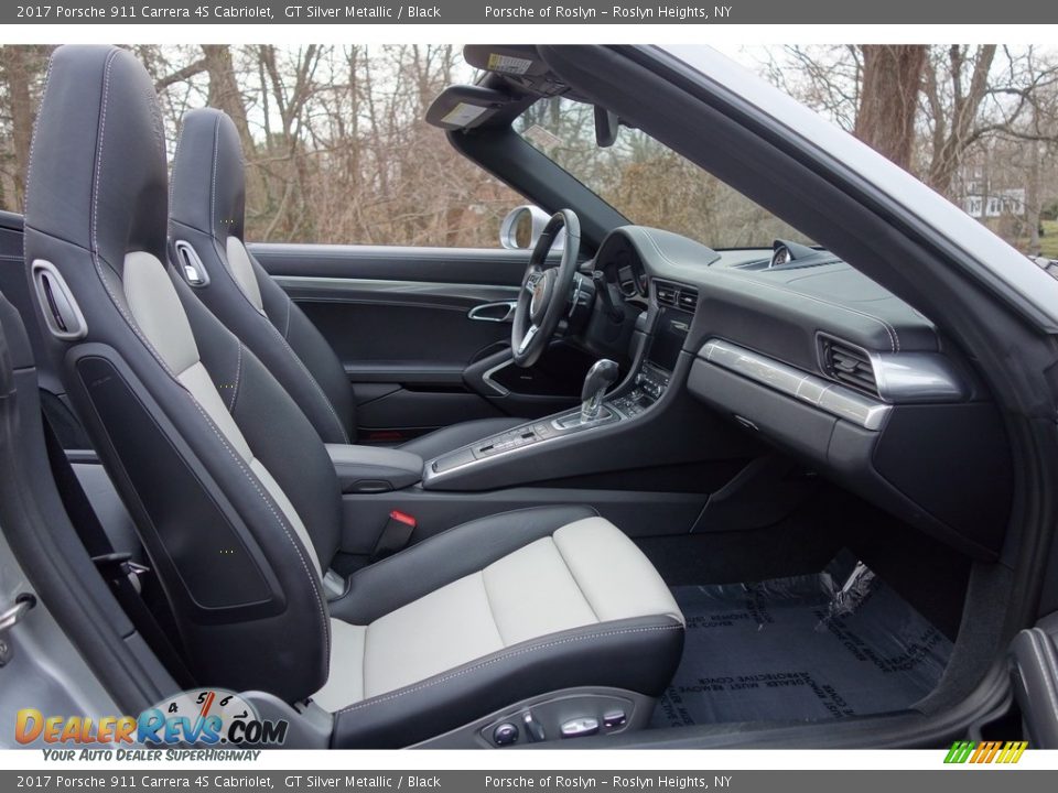 2017 Porsche 911 Carrera 4S Cabriolet GT Silver Metallic / Black Photo #15