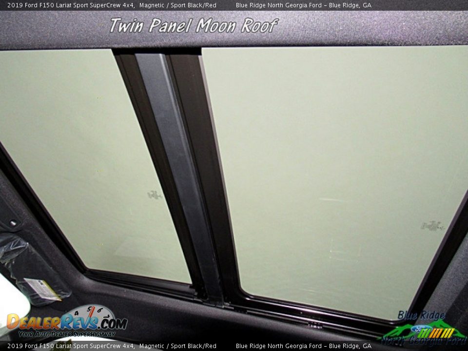 2019 Ford F150 Lariat Sport SuperCrew 4x4 Magnetic / Sport Black/Red Photo #30
