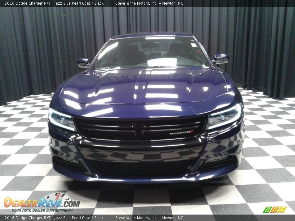 2016 Dodge Charger R/T Jazz Blue Pearl Coat / Black Photo #3