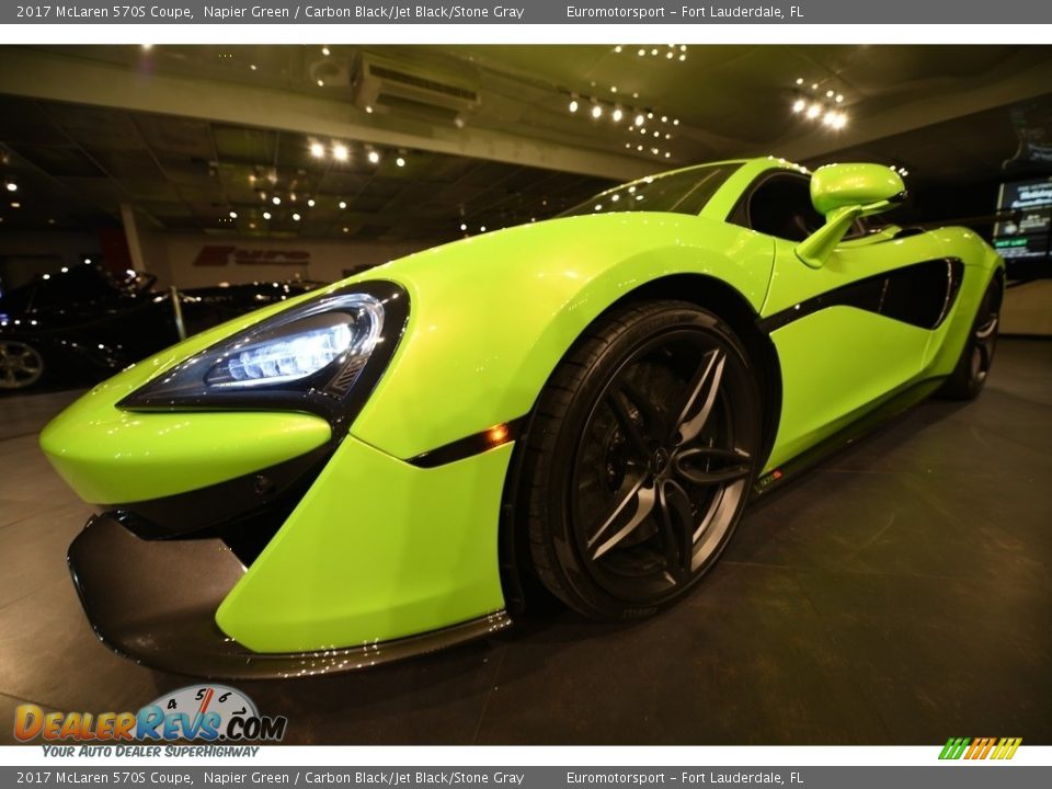 2017 McLaren 570S Coupe Napier Green / Carbon Black/Jet Black/Stone Gray Photo #1