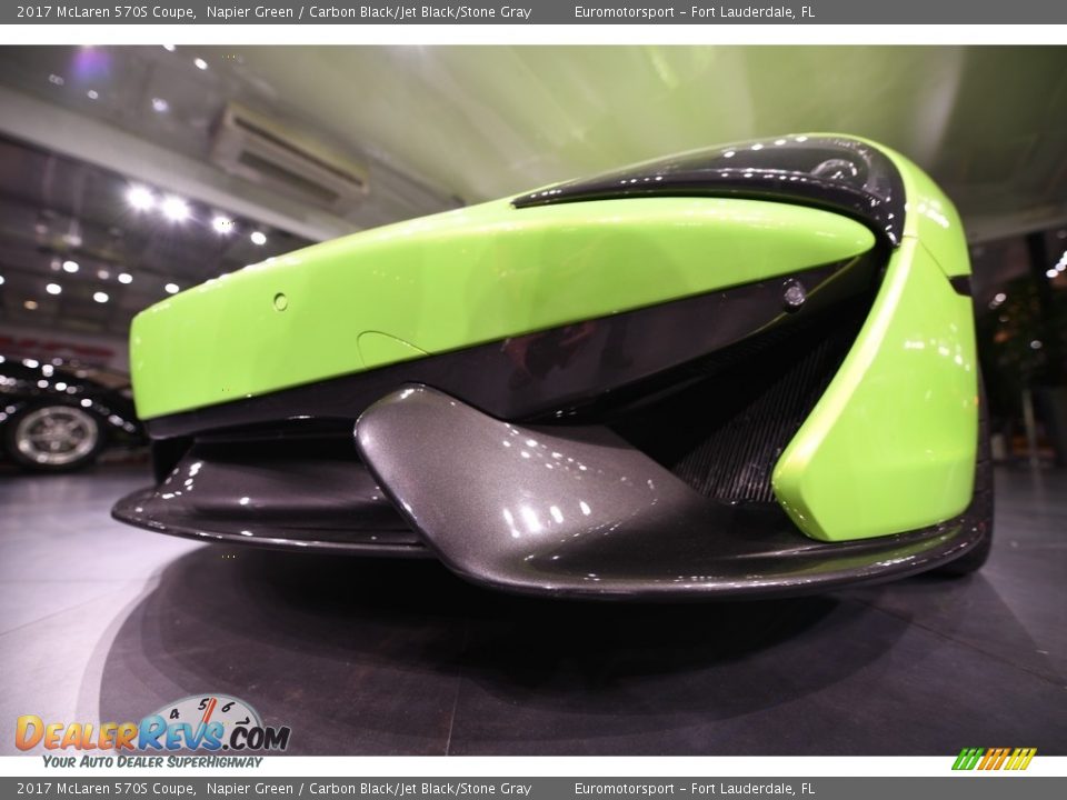 2017 McLaren 570S Coupe Napier Green / Carbon Black/Jet Black/Stone Gray Photo #3