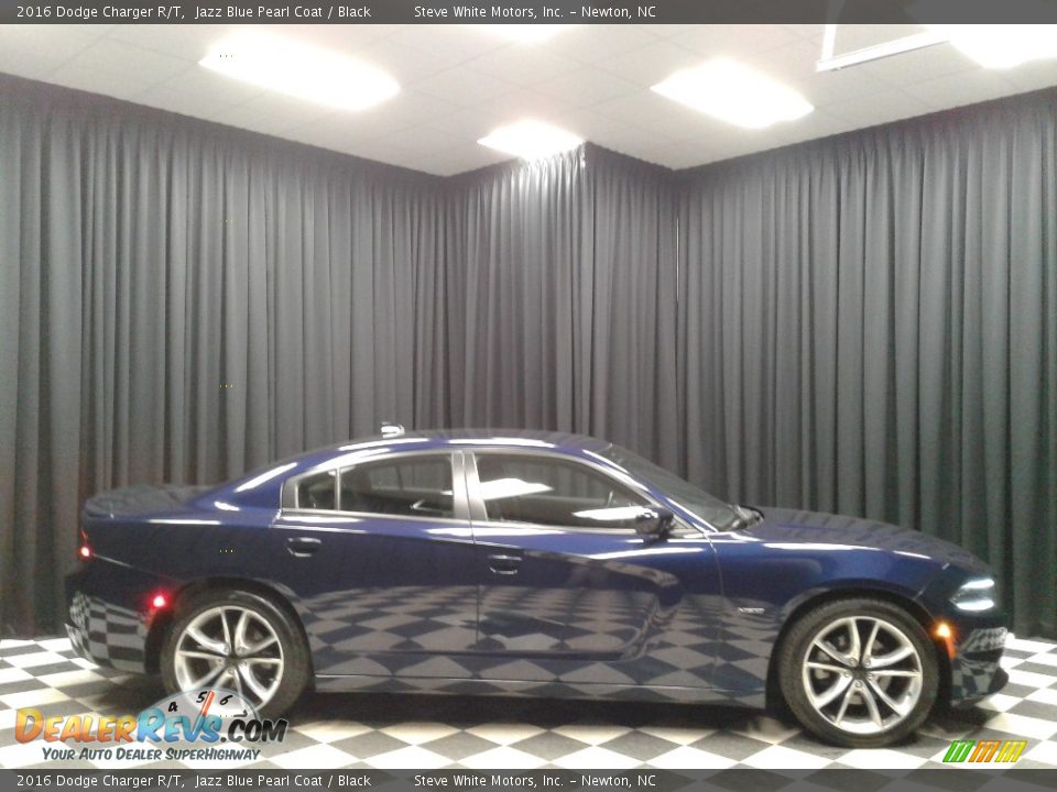 2016 Dodge Charger R/T Jazz Blue Pearl Coat / Black Photo #5