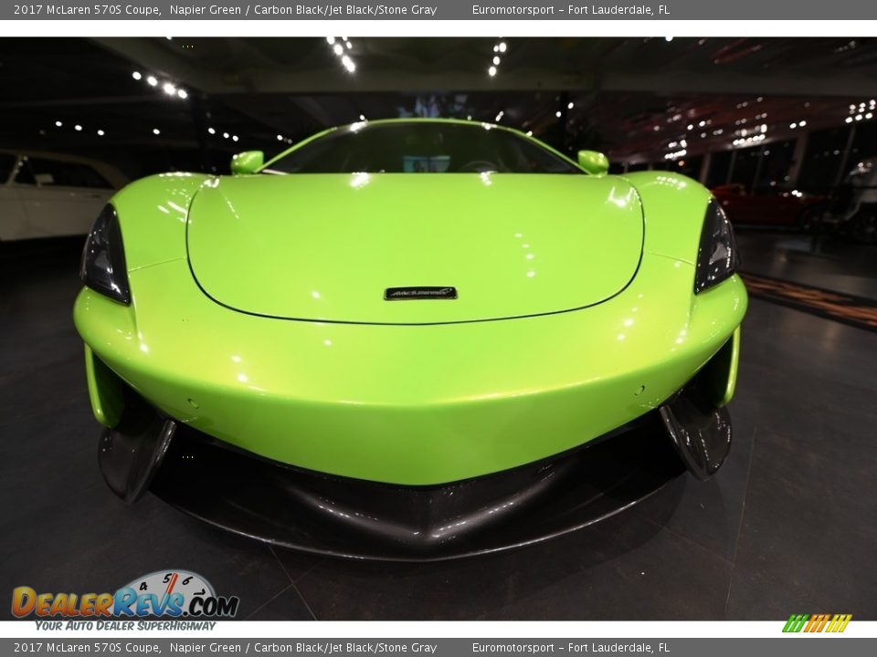 2017 McLaren 570S Coupe Napier Green / Carbon Black/Jet Black/Stone Gray Photo #4