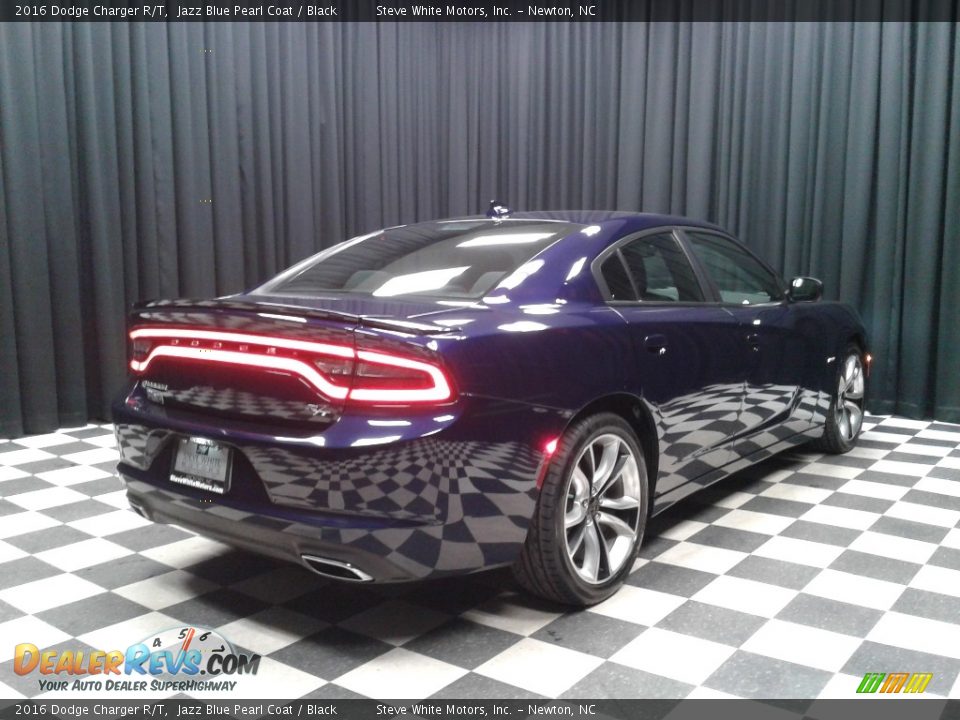 2016 Dodge Charger R/T Jazz Blue Pearl Coat / Black Photo #6