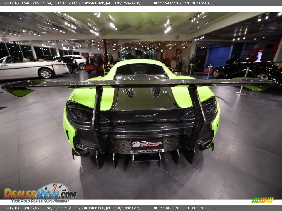 2017 McLaren 570S Coupe Napier Green / Carbon Black/Jet Black/Stone Gray Photo #15