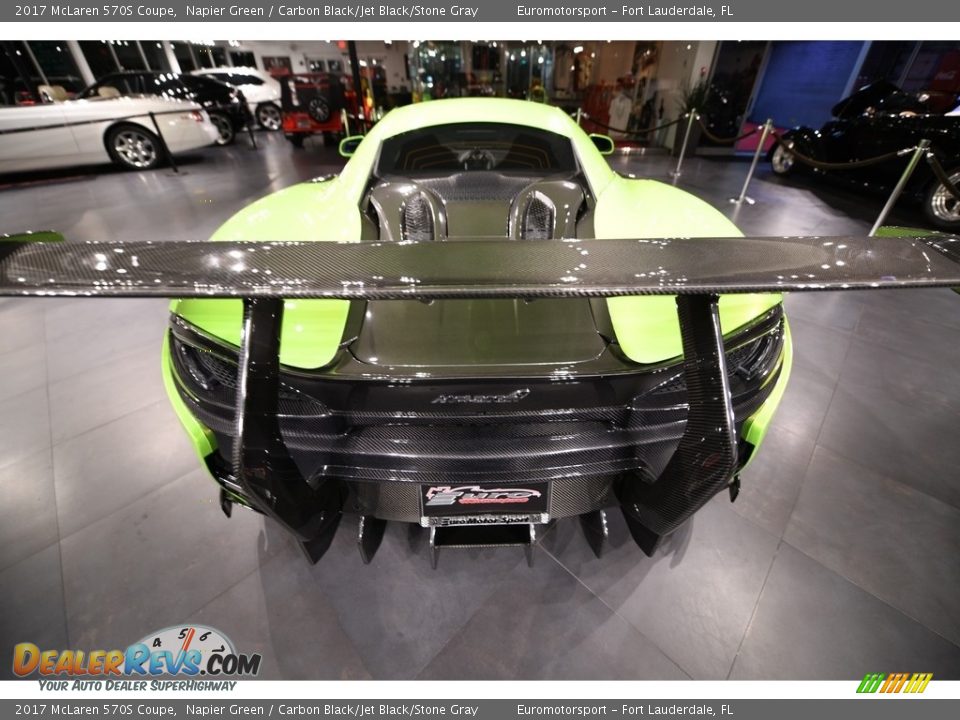 2017 McLaren 570S Coupe Napier Green / Carbon Black/Jet Black/Stone Gray Photo #16
