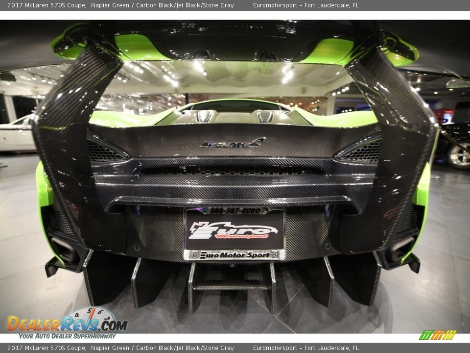 2017 McLaren 570S Coupe Napier Green / Carbon Black/Jet Black/Stone Gray Photo #18