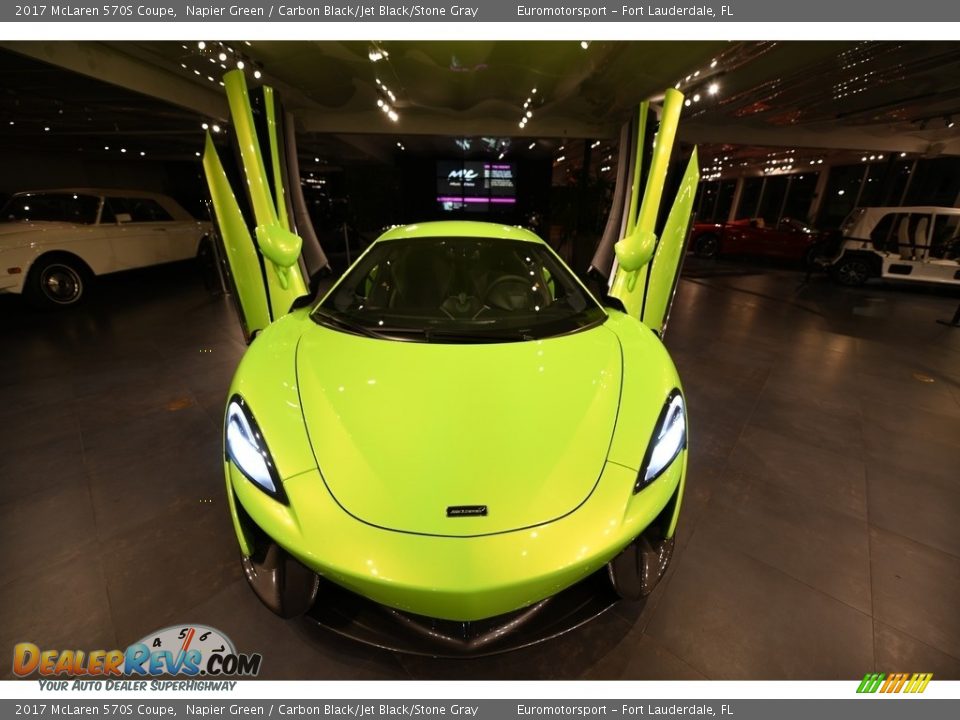 2017 McLaren 570S Coupe Napier Green / Carbon Black/Jet Black/Stone Gray Photo #22