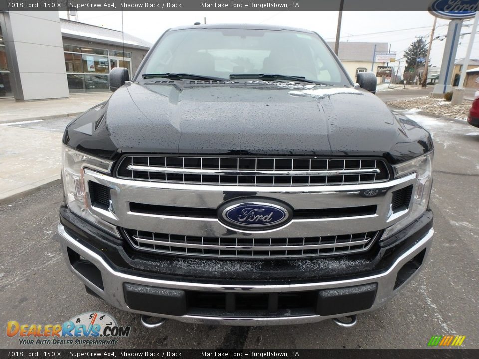 2018 Ford F150 XLT SuperCrew 4x4 Shadow Black / Black Photo #2