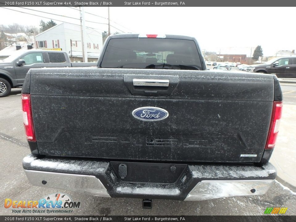 2018 Ford F150 XLT SuperCrew 4x4 Shadow Black / Black Photo #6