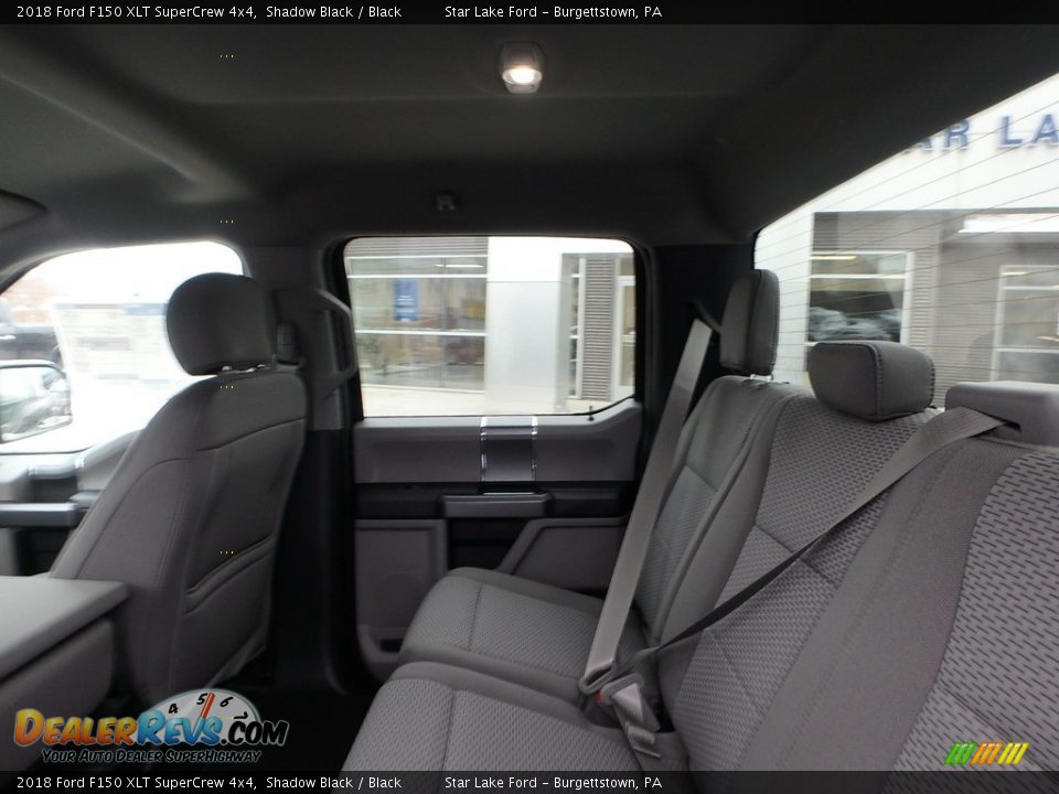 2018 Ford F150 XLT SuperCrew 4x4 Shadow Black / Black Photo #10