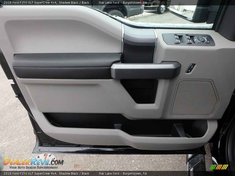 2018 Ford F150 XLT SuperCrew 4x4 Shadow Black / Black Photo #12