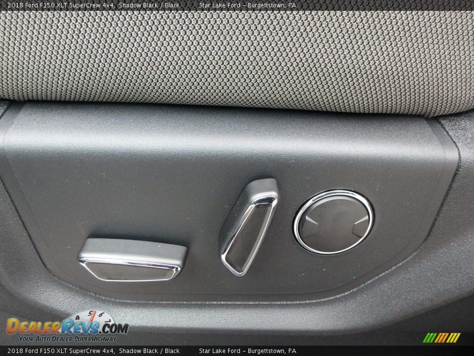 2018 Ford F150 XLT SuperCrew 4x4 Shadow Black / Black Photo #14