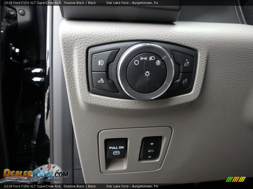 2018 Ford F150 XLT SuperCrew 4x4 Shadow Black / Black Photo #15