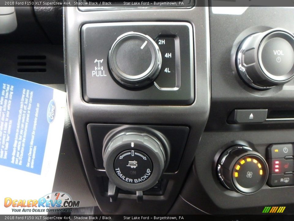 2018 Ford F150 XLT SuperCrew 4x4 Shadow Black / Black Photo #17