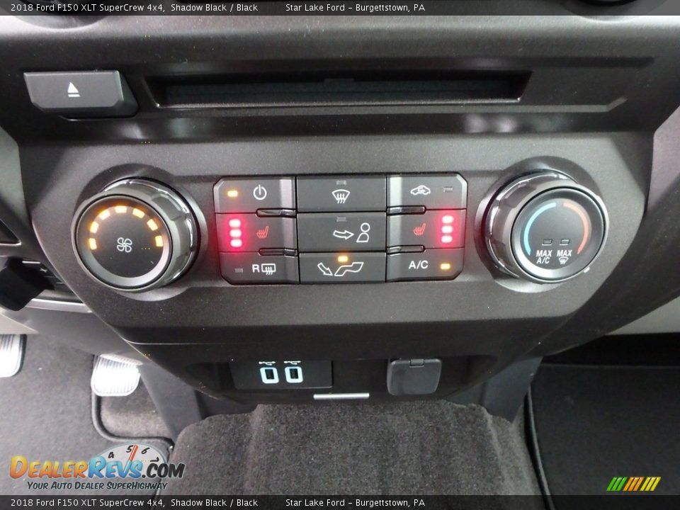 2018 Ford F150 XLT SuperCrew 4x4 Shadow Black / Black Photo #18