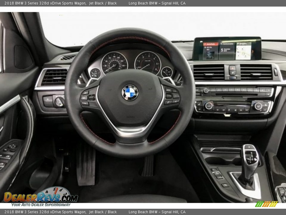 2018 BMW 3 Series 328d xDrive Sports Wagon Jet Black / Black Photo #4