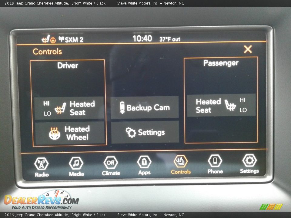 2019 Jeep Grand Cherokee Altitude Bright White / Black Photo #26