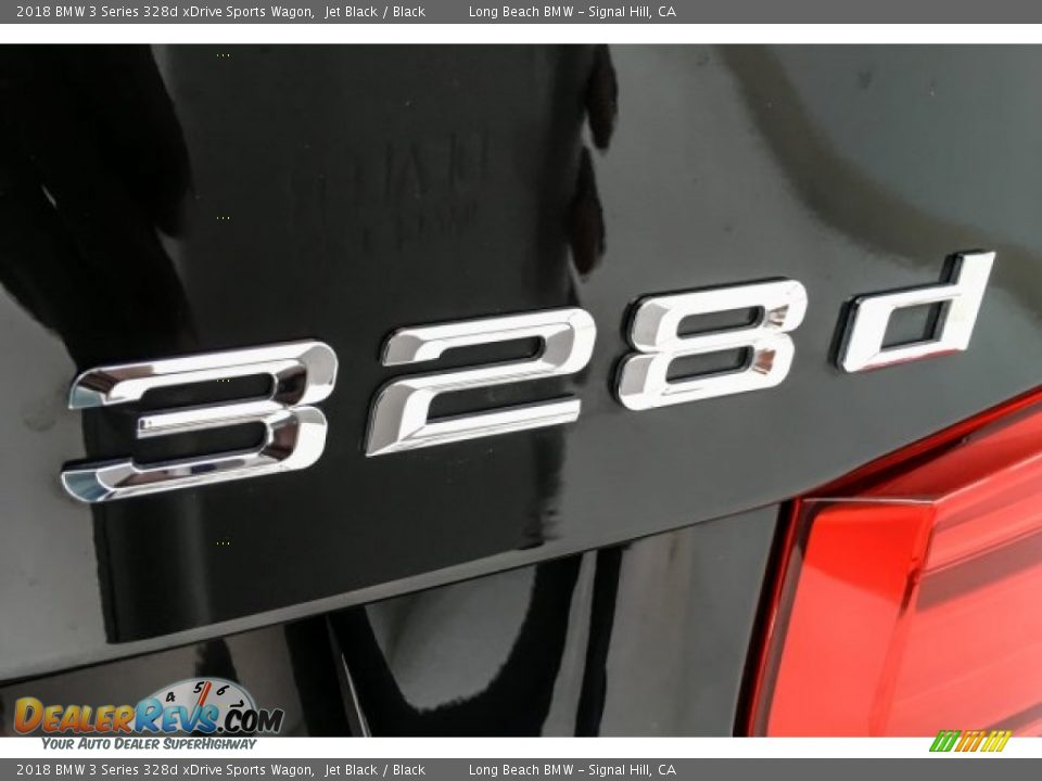 2018 BMW 3 Series 328d xDrive Sports Wagon Jet Black / Black Photo #7
