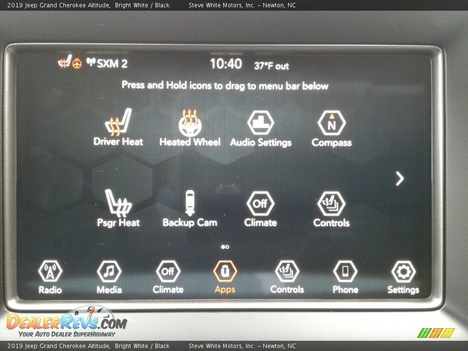 2019 Jeep Grand Cherokee Altitude Bright White / Black Photo #27