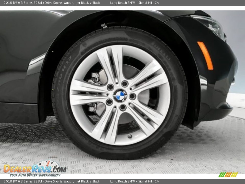 2018 BMW 3 Series 328d xDrive Sports Wagon Jet Black / Black Photo #8