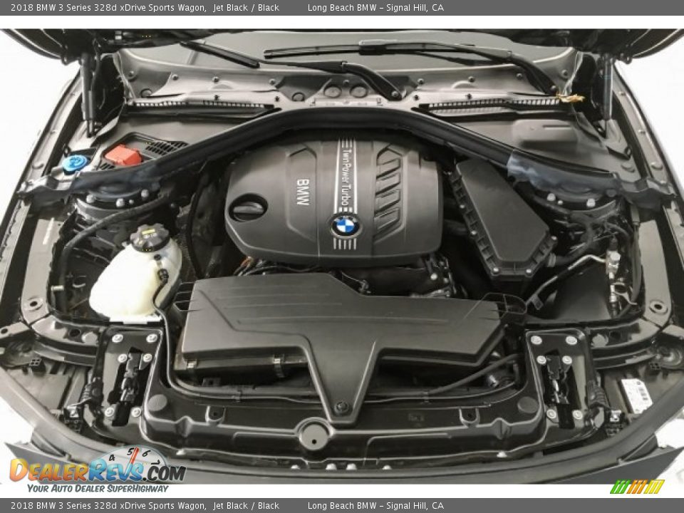 2018 BMW 3 Series 328d xDrive Sports Wagon Jet Black / Black Photo #9