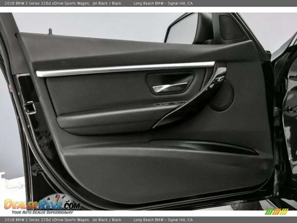2018 BMW 3 Series 328d xDrive Sports Wagon Jet Black / Black Photo #24