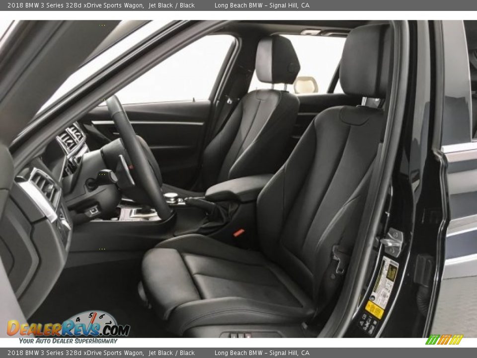 2018 BMW 3 Series 328d xDrive Sports Wagon Jet Black / Black Photo #25