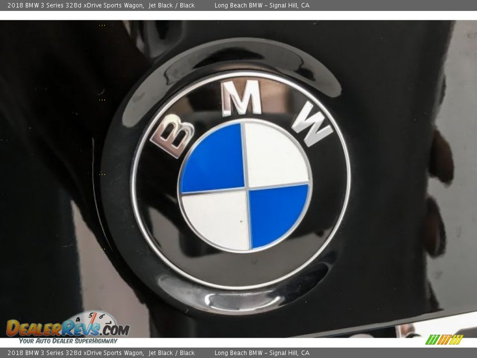 2018 BMW 3 Series 328d xDrive Sports Wagon Jet Black / Black Photo #28