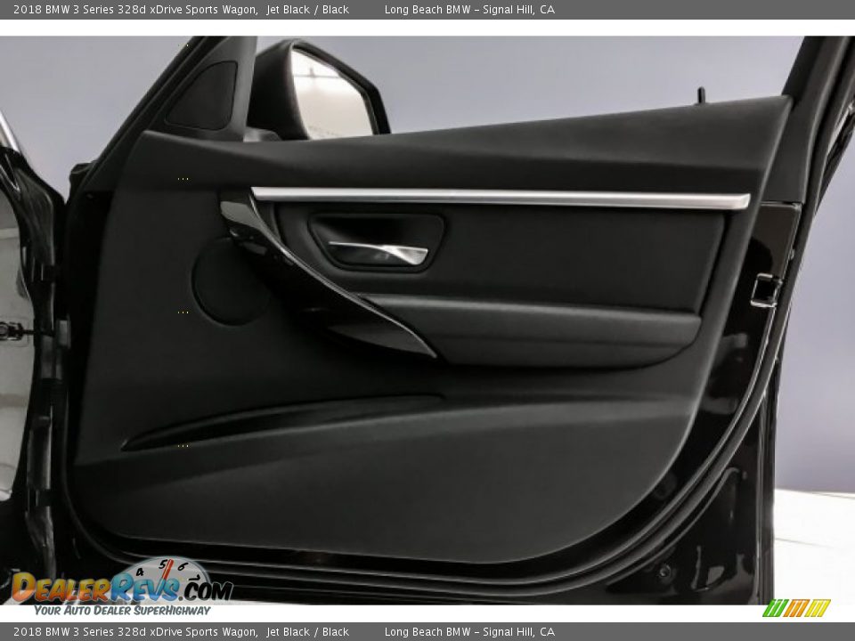 2018 BMW 3 Series 328d xDrive Sports Wagon Jet Black / Black Photo #31