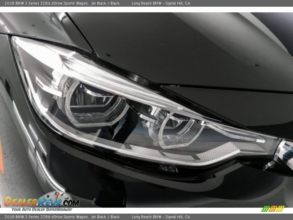 2018 BMW 3 Series 328d xDrive Sports Wagon Jet Black / Black Photo #33