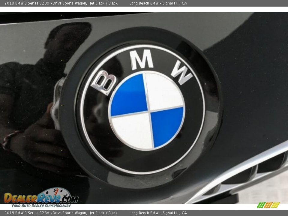 2018 BMW 3 Series 328d xDrive Sports Wagon Jet Black / Black Photo #34