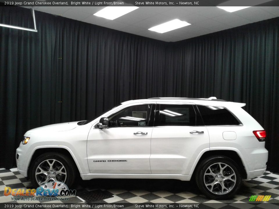 2019 Jeep Grand Cherokee Overland Bright White / Light Frost/Brown Photo #1