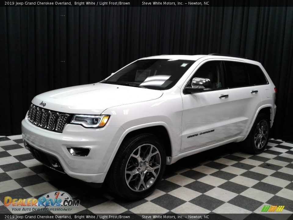 2019 Jeep Grand Cherokee Overland Bright White / Light Frost/Brown Photo #2