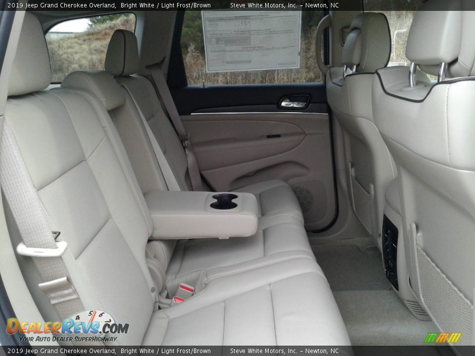 Rear Seat of 2019 Jeep Grand Cherokee Overland Photo #16