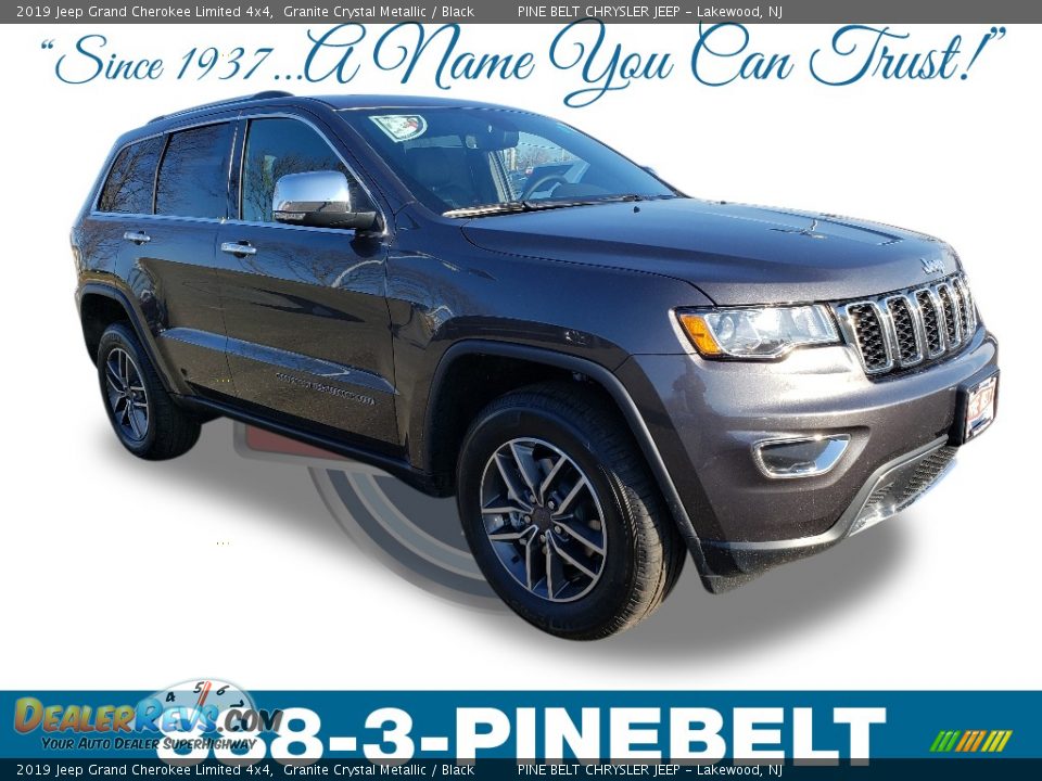 2019 Jeep Grand Cherokee Limited 4x4 Granite Crystal Metallic / Black Photo #1