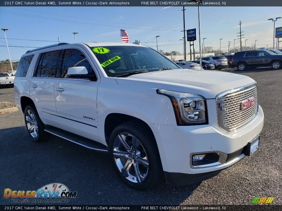 2017 GMC Yukon Denali 4WD Summit White / Cocoa/­Dark Atmosphere Photo #1
